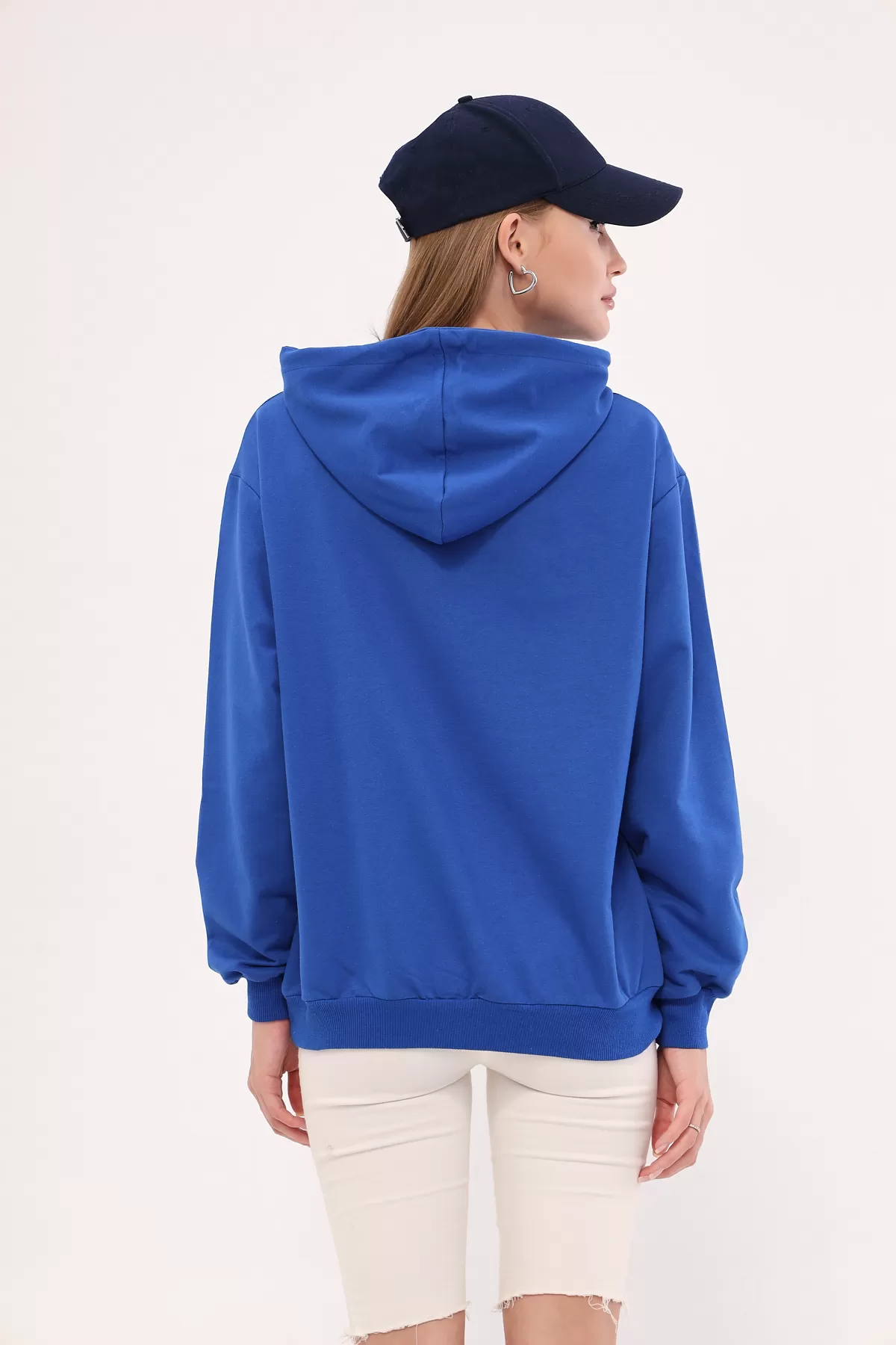 ARM-25K001025 Saks Cepli Kapüşonlu Sweatshirt