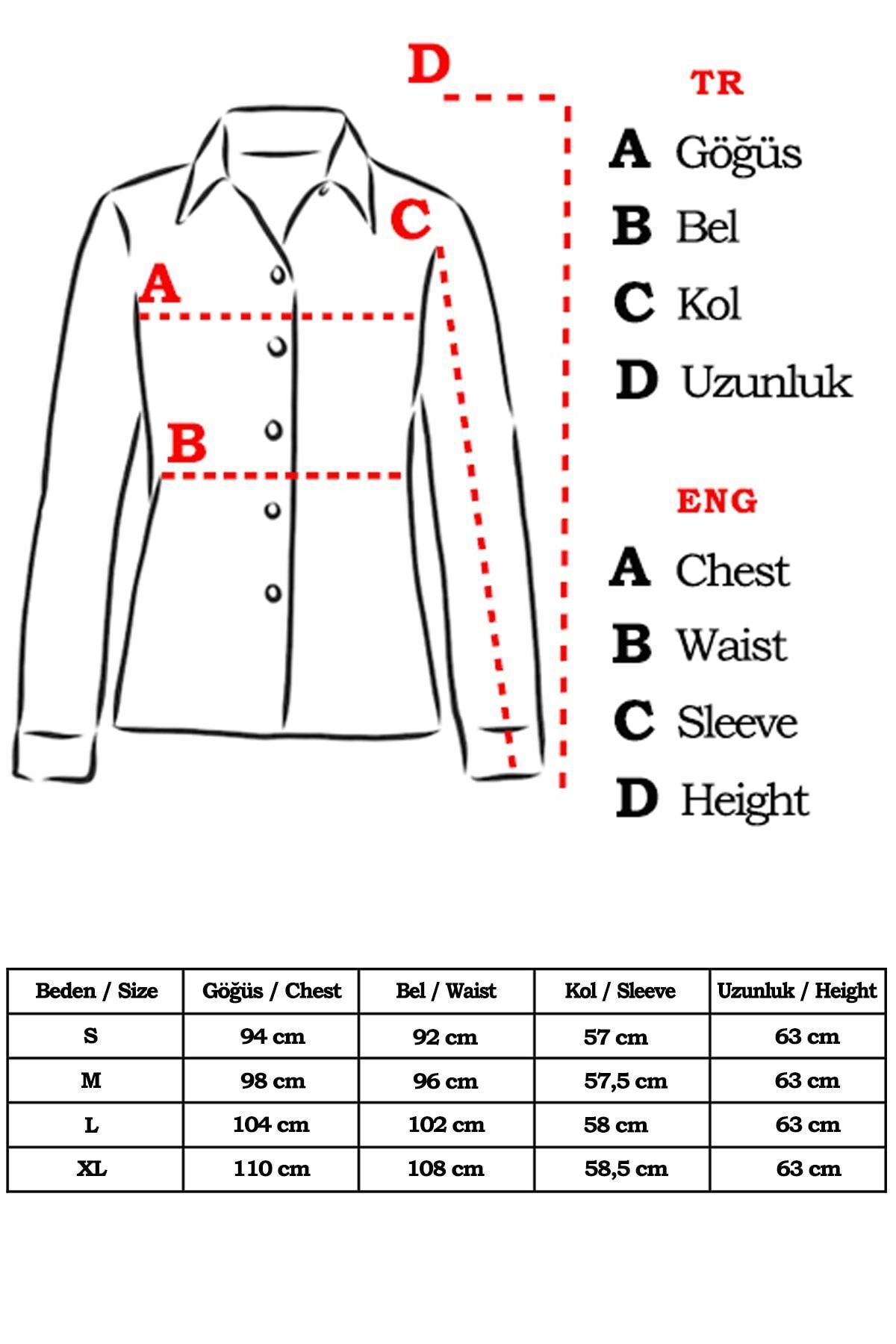 ARM-20K001114 Siyah Karpuz Kol Gömlek