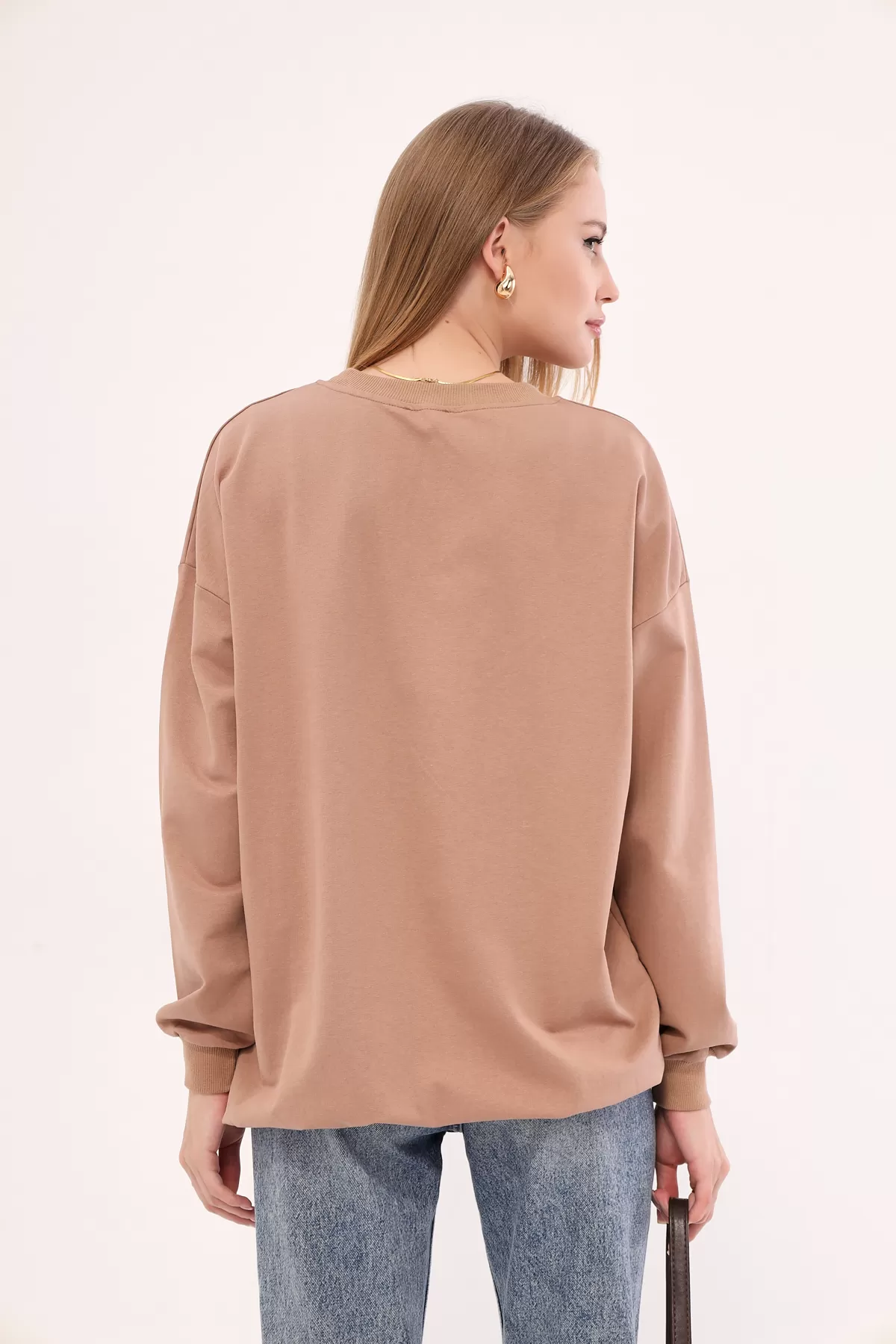 ARM-22K024027 Vizon Yuvarlak Yaka Oversize Sweatshirt